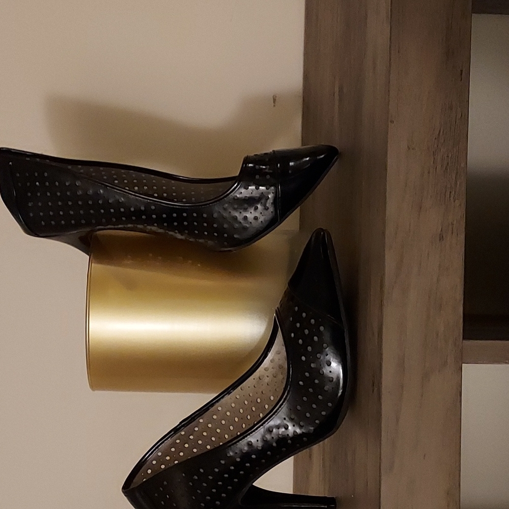 Black heels 2 inches.